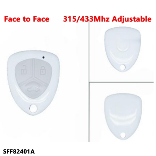 (315/433Mhz Adjustable)3 Buttons remote key for Face to Face 82401A