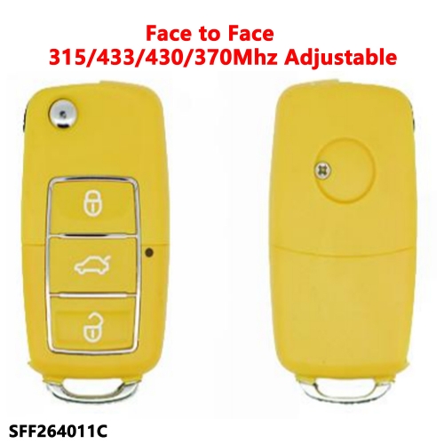 (315/433/430/370Mhz Adjustable)3 Buttons remote key for Face to Face 264011C