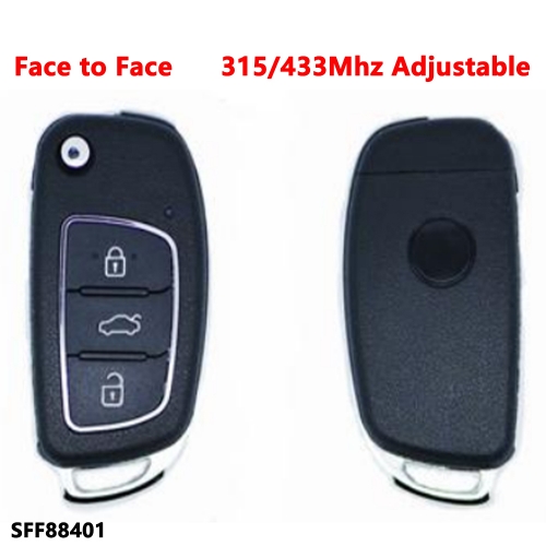 (315/433Mhz Adjustable)3 Buttons remote key for Face to Face 88401