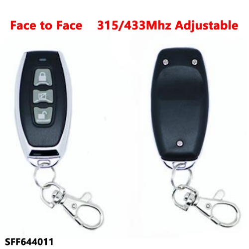 (315/433Mhz Adjustable)3 Buttons remote key for Face to Face 644011