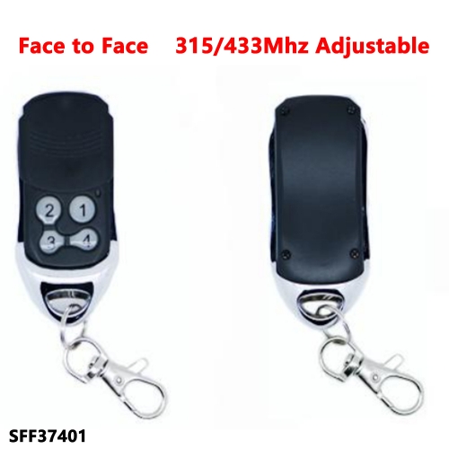 (315/433Mhz Adjustable)4 Buttons remote key for Face to Face 37401
