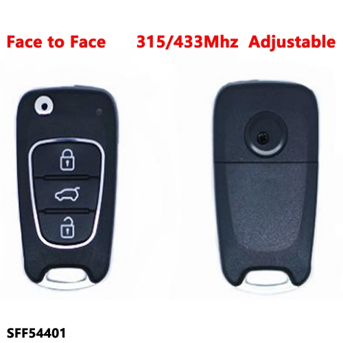 (315/433Mhz Adjustable)3 Buttons remote key for Face to Face 54401
