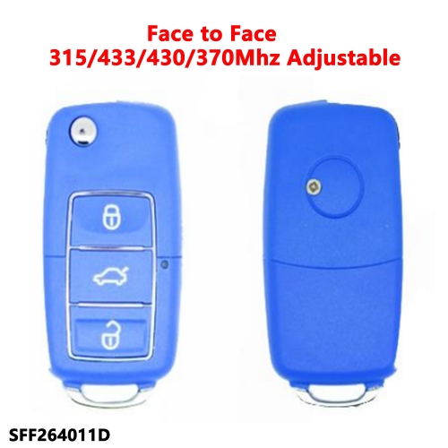 (315/433/430/370Mhz Adjustable)3 Buttons remote key for Face to Face 264011D
