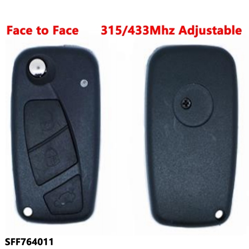 (315/433Mhz Adjustable)3 Buttons remote key for Face to Face 764011