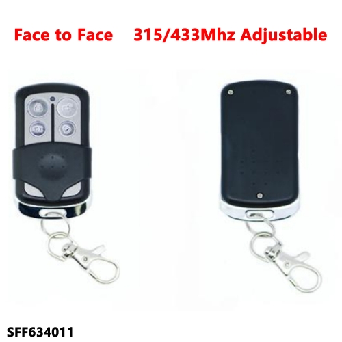 (315/433Mhz Adjustable)4 Buttons remote key for Face to Face 634011
