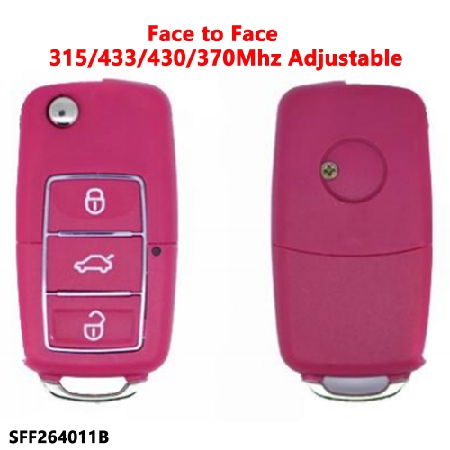 (315/433/430/370Mhz Adjustable)3 Buttons remote key for Face to Face 264011B