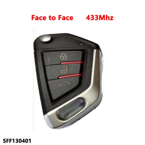 (433Mhz)3 Buttons remote key for Face to Face 130401