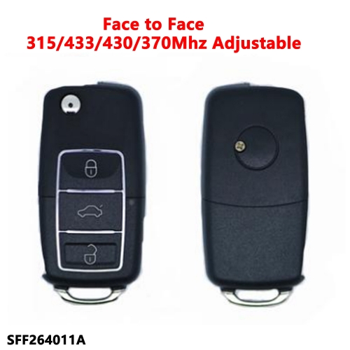 (315/433/430/370Mhz Adjustable)3 Buttons remote key for Face to Face 264011A