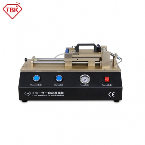 TBK 765 3 in 1 Automatic OCA Film Laminating Machine Built-in Vacuum Pump and Air Compressor ​​​​​​​