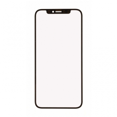 Glass Lens with OCA For Apple iPhone X - Black