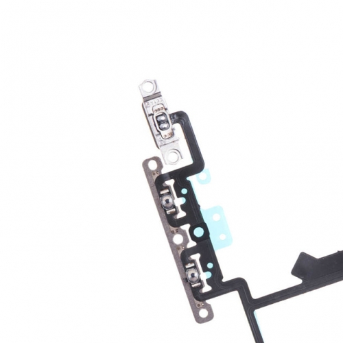 Volume Flex Cable with Metal Plate For Apple iPhone XS  - AA