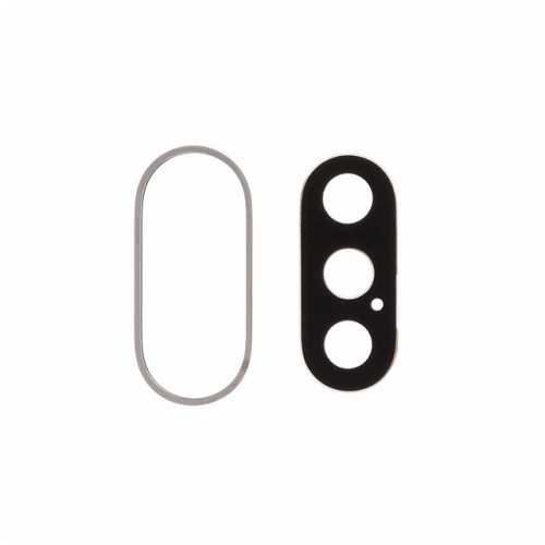Rear Camera Glass with Holder Ring For Apple iPhone XS