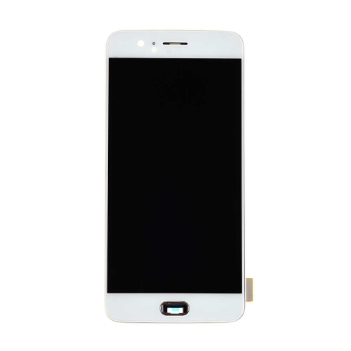 OLED Display and Touch Screen Digitizer Assembly with Frame Replacement For OnePlus 5 - White-AA