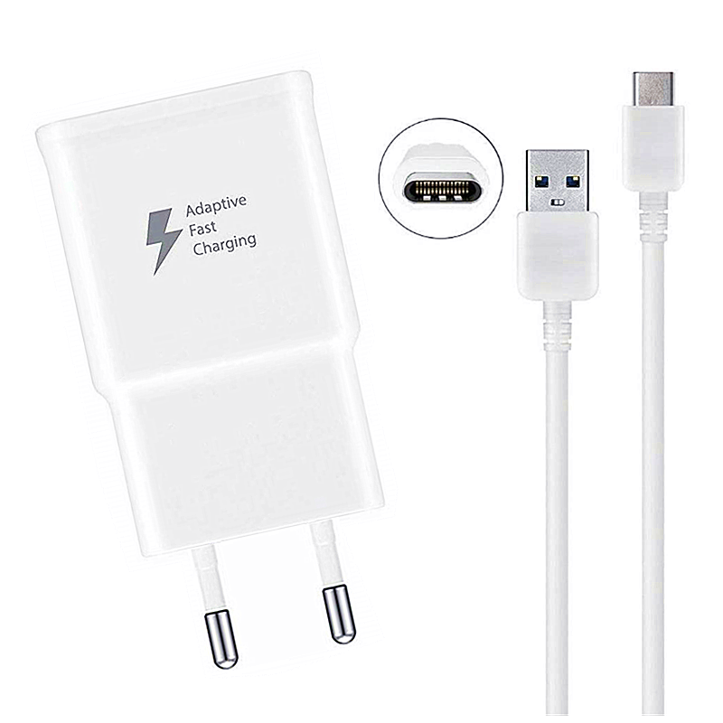 Adaptive Fast phone charger 9V/2A power adapter Type-C  USB For Samsung Galaxy A50 A70 A71 A60  S9 Plus S20