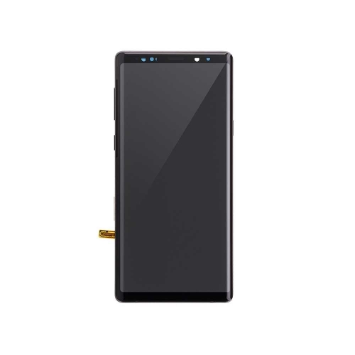 OLED Display and Touch Screen Digitizer Assembly with Frame Replacement For Samsung Galaxy Note 9 - Black - OEM Refurb