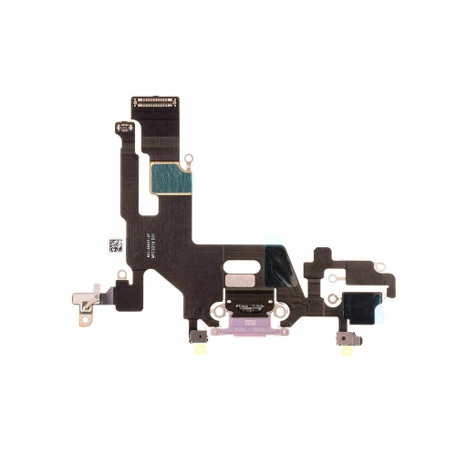 Charging Port Flex Cable Replacement For Apple iPhone 11 - Purple