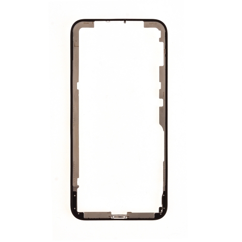 Front Bezel with Glue For Apple iPhone X - Black-AAA