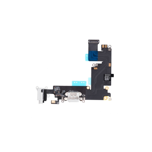 Charging Port Flex Cable Replacement For Apple iPhone 6 Plus - White-AA