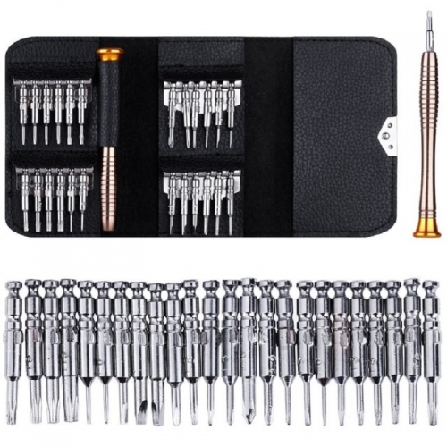 25 in 1 Screwdriver Set Opening Repair Tools Kit for iPhone Samsung PC Camera Watch