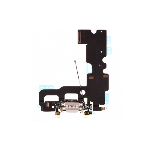 Charging Port Flex Cable Replacement For Apple iPhone 7 - White- AA