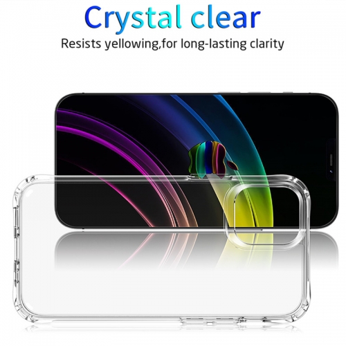 Full Body 360 Clear Case Silicone Front + Back Thin TPU + PC Slim Cover For APPLE IPHONE 12