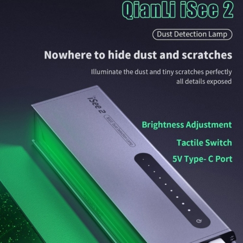 Qianli  iSee2 Professional LED Dust Detection Lamp Fingerprint Scratch Observer Light for Phone Repair Refurbishment Tool