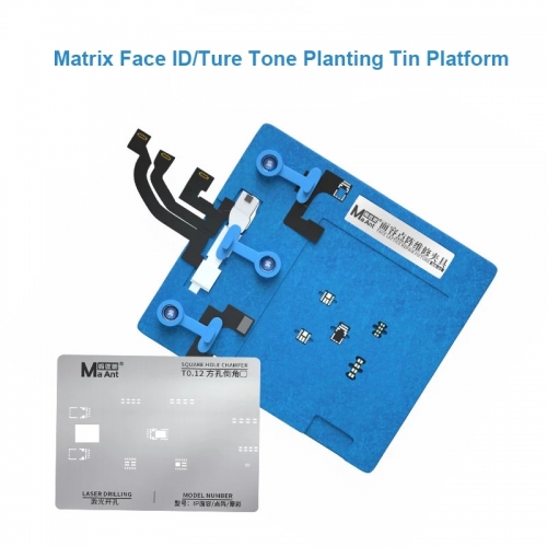 MaAnt Face ID/True Color Lattcle Repair Fixture Tin Template For iPhone X/XS MAX/XR/11/11Pro MAX BGA Reballing Stencil Platfrom