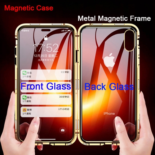 360 Full Protection Magnetic Double Glass Case For iPhone 6 6s 7 8 SE Plus Cases For iPhone 11 12 Pro XS Max XR X Glass Shell