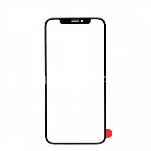 Front Glass with Frame Bezel assembled OCA Film Replacement for iPhone X - Black