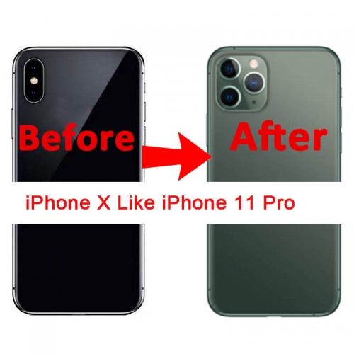 DIY Back Cover Housing For Convert iPhone X into iPhone 11 Pro