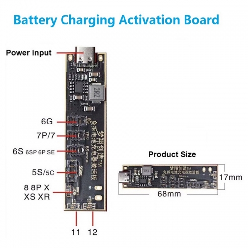 C-001 Smart Battery Activation Fast Charging Board For Apple iPhone 5s - 12 Pro Max