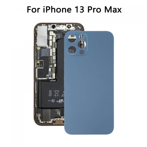 Back Glass Cover With Big Camera Hole Replacement For Apple iPhone 13 Pro Max