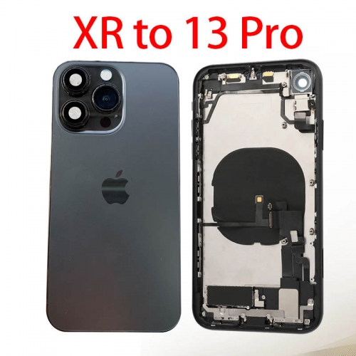 DIY Housing Assembly Rear Back Chassis Housing For iPhone XR Convert to iPhone 13 Pro