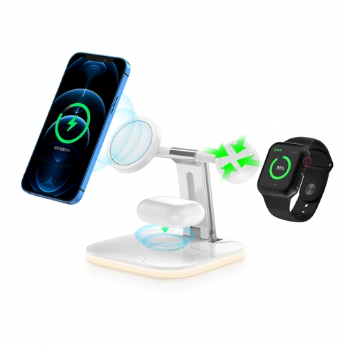 3 in 1 15W Fast Wireless Charger Stand with Magsafe
