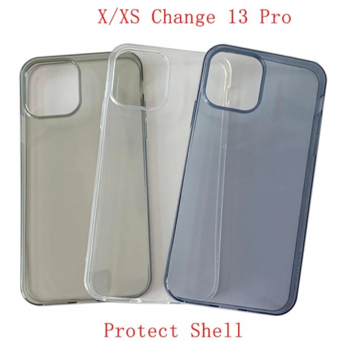 TPU Silicone Matte Protective Cover Case For iPhone X/XS Like 12/13 Pro, XS Max to 12/13Pro Max Protect Shell Case