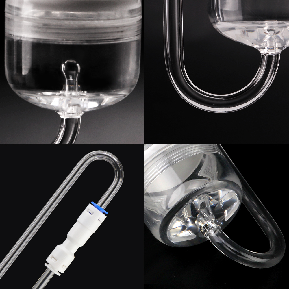 UUIDEAR PMMA ダブル U アクアリウム co2 ディフューザー アトマイザー