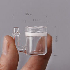 UUIDEAR CO2-Diffusor aus Glas mit flachem Boden