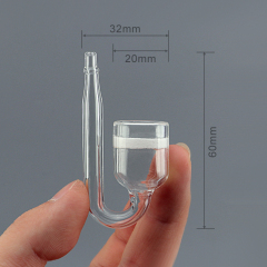 Difusor de co2 de vidrio de boca recta UUIDEAR