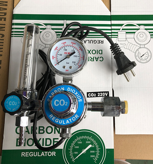 W-199 High Quality Carbon Dioxide Gas High Pressure Regulator With Flowmeter and Heater for Cutting and Welding