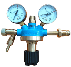 High Quality Or-06 Oxygen Brass Gas High Pressure Regulator With Pressure Gauge