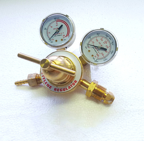 DH-10-AC Acetylene Gas Regulator with 2 Gauges