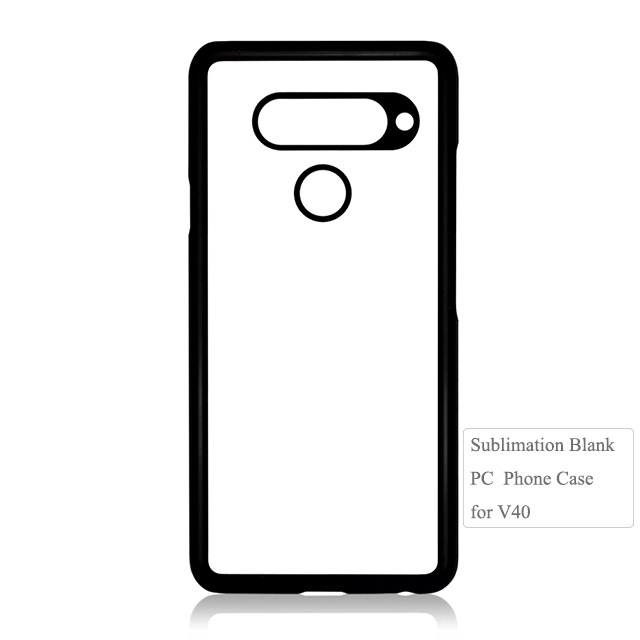 Custom printed 2D sublimation pc phone case for LG V40