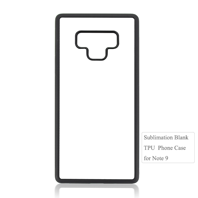 2d flexible TPU sublimation blank phone case For Galaxy Note 9