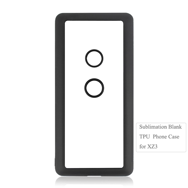 Customized 2D Sfot TPU Blank Sublimation Phone case for Sony XZ3