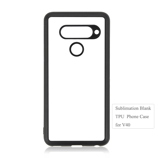 Personality design Blank 2D TPU phone case for LG V40 on hot sales