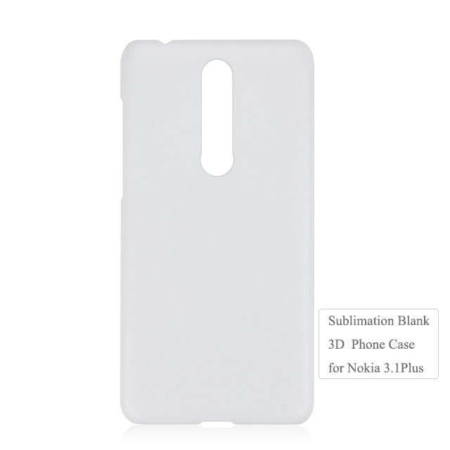 Wholesale price blank 3D heat transfer phone case for Nokia 3.1 Plus
