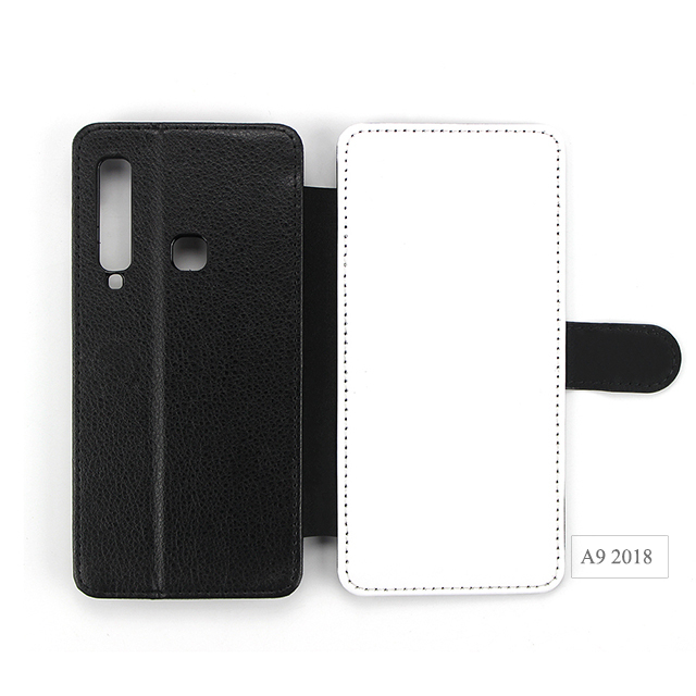 High Quality durable sublimation leather cellphone case for Sam sung A9 2018
