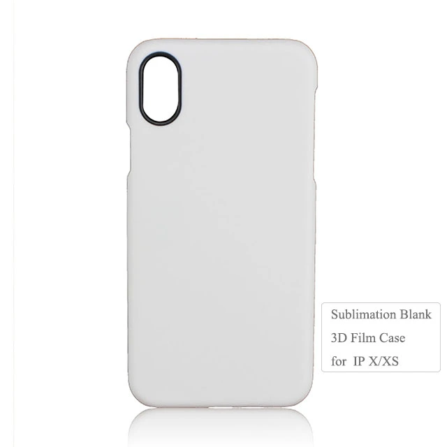 Sublimation 3D Film Phone Case With Black Camera Hole For iPhone X iPhone series