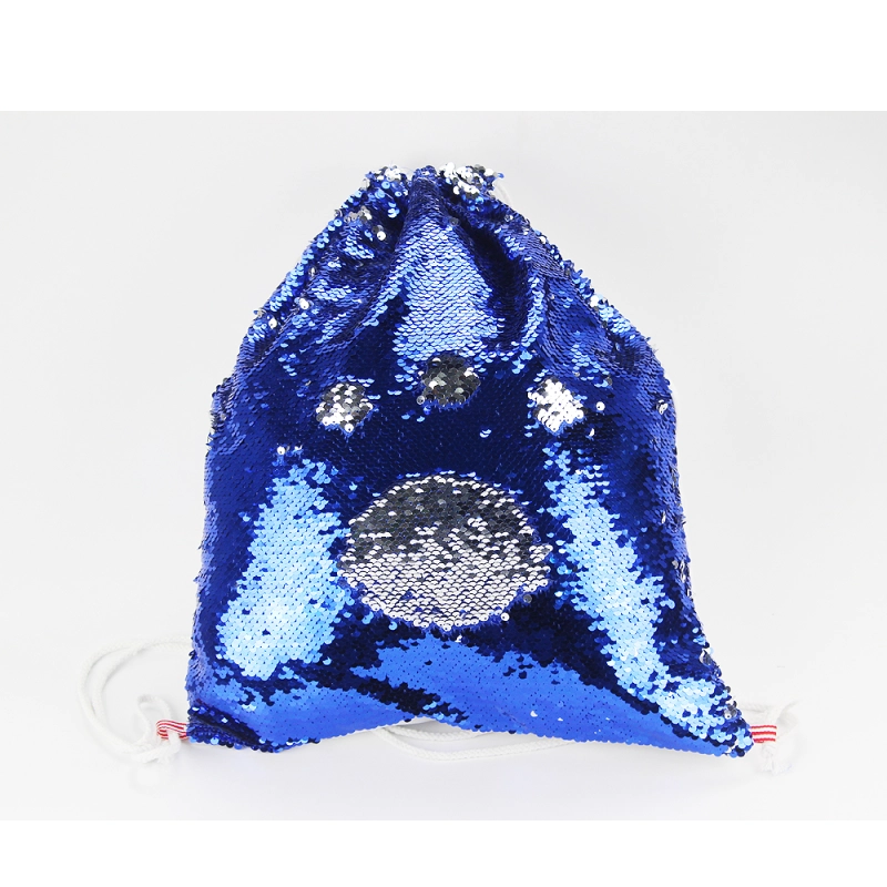 Custom Designs Blank Sublimation Magic Sequin drawstring bags on Hot Sales
