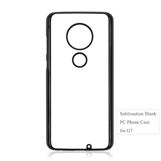 New Personality Sublimation Blank 2D plastic phone case for Moto G7